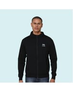 Greys&Blues Rocky Hoodie with Zip- Black